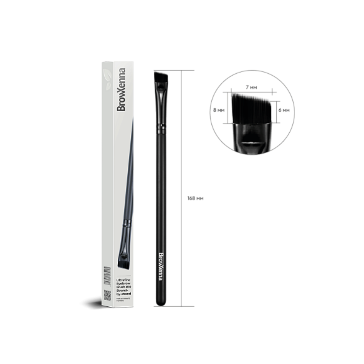 Ultrafine Eyebrow Brush #10 BrowXenna®
cerdas ultra finas y mango ergonómico diseñados para aplicación precisa de henna y maquillaje en cejas para técnicos de belleza exigentes.