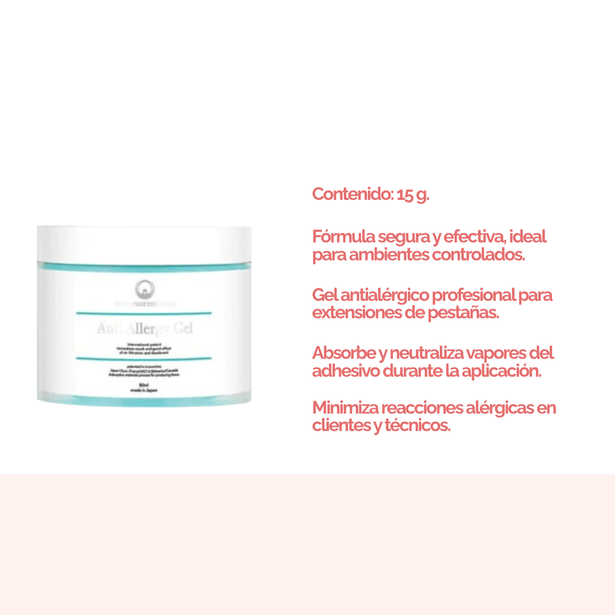 DLUX Anti Allergy Gel - Neutralizador de Vapores y Eliminador de Olores