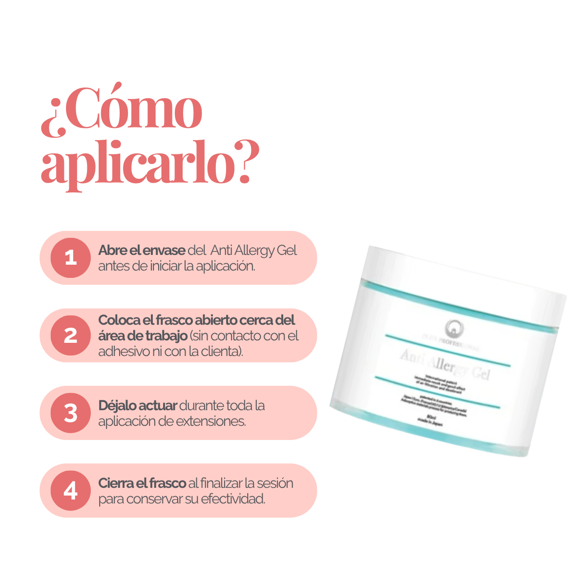 DLUX Anti Allergy Gel - Gel neutralizador de sustancias nocivas y eliminador de olores. Absorbe formaldehído y otros compuestos volátiles, mejorando la calidad del aire en salones de belleza y espacios cerrados