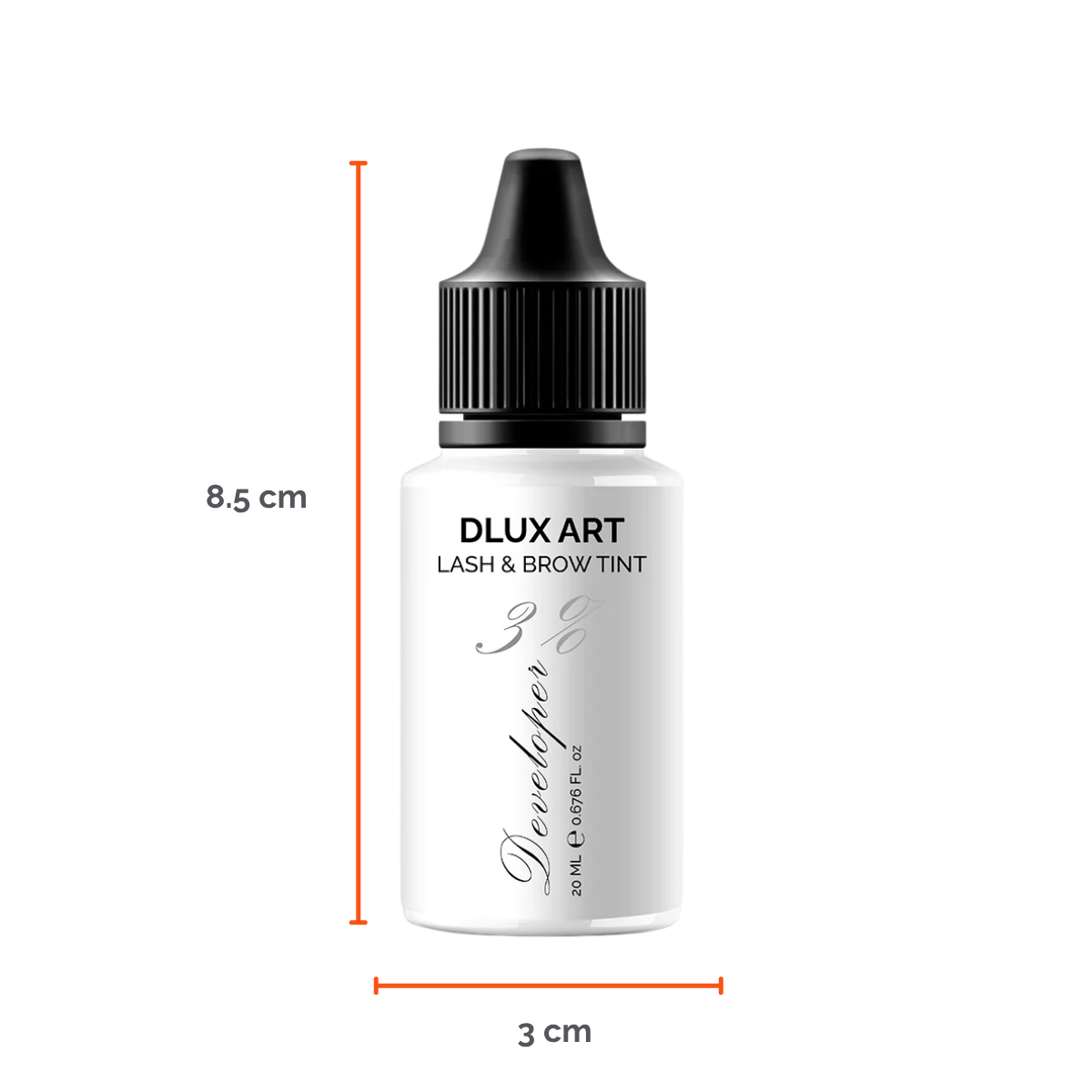 DLUX Tinte Developer 3%, Activador de tinte para cejas y pestañas