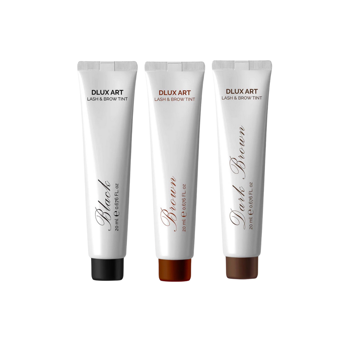 DLUX ART Lash & Brow Tint Brown - Tinte para cejas