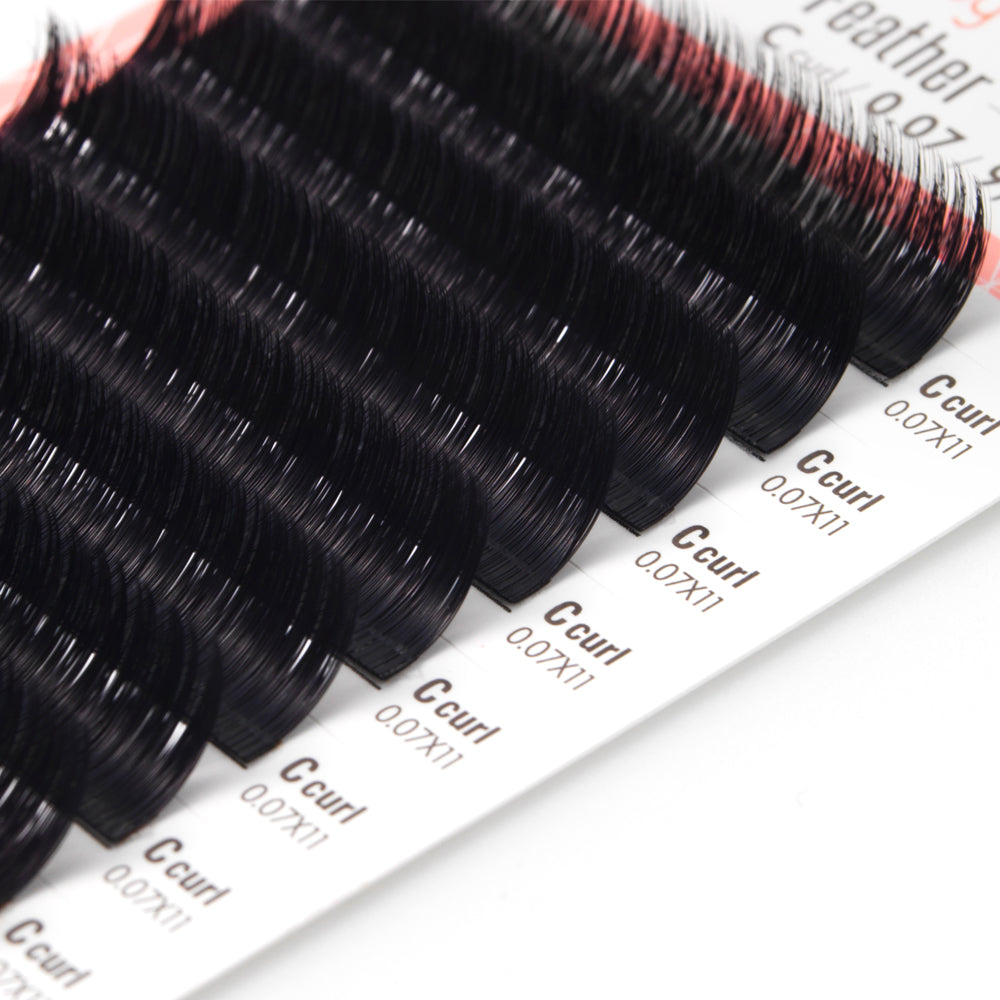 Extensiones de Pestañas Profesionales de Auto-Floración (Feather), BL Lashes®
