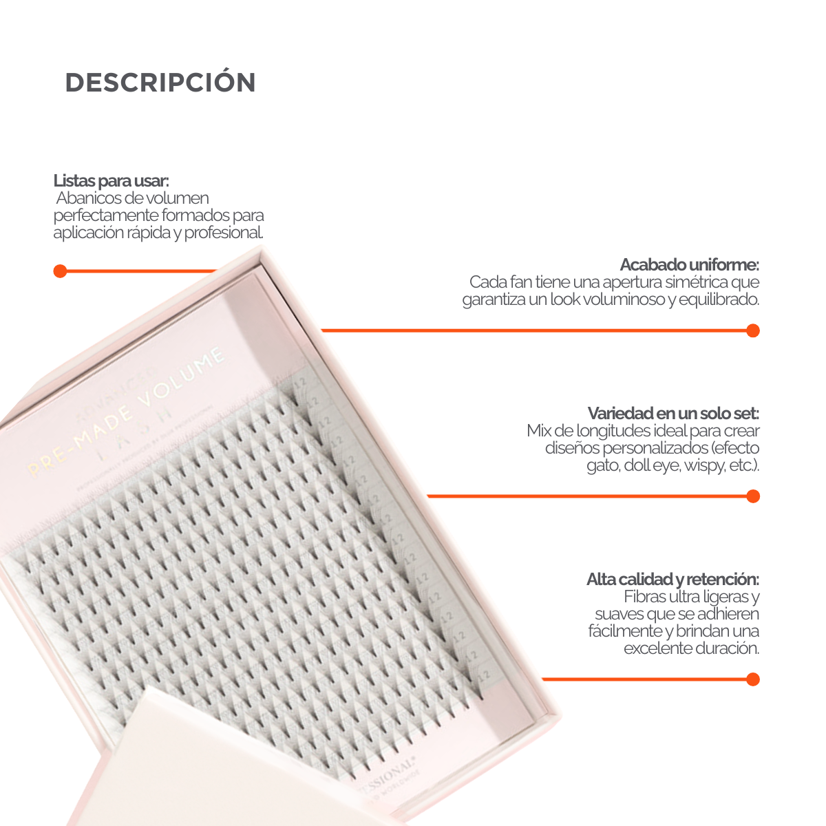 Extensiones Pre-Made Volume Lash