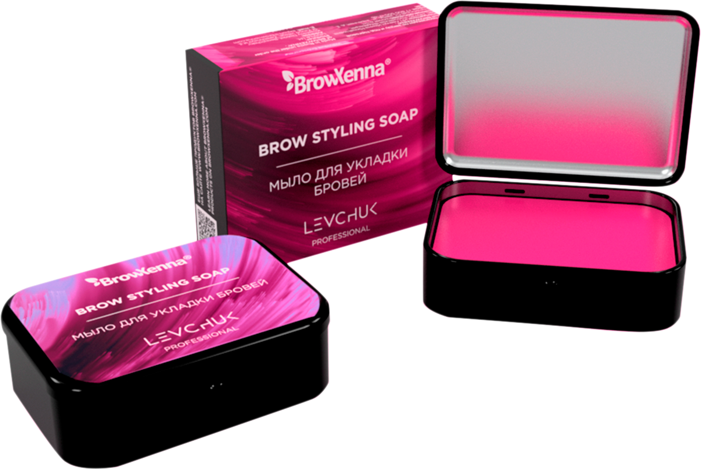 Brow Styling Soap BrowXenna® –  (25 g) Jabón moldeador enriquecido con keratina y colágeno que proporciona volumen natural y fijación profesional para cejas impecables.