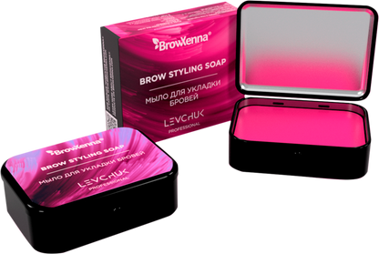 Brow Styling Soap BrowXenna® –  (25 g) Jabón moldeador enriquecido con keratina y colágeno que proporciona volumen natural y fijación profesional para cejas impecables.