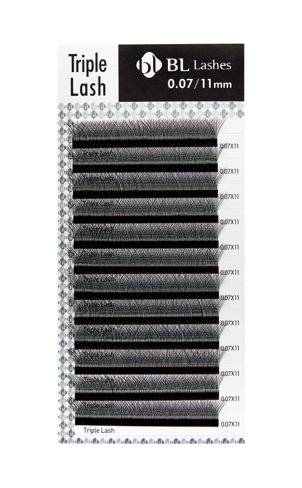 Extensión de pestaña Triple Lash- Volumen Tecnológico Curvatura C