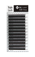 Extensión de pestaña Triple Lash- Volumen Tecnológico Curvatura C