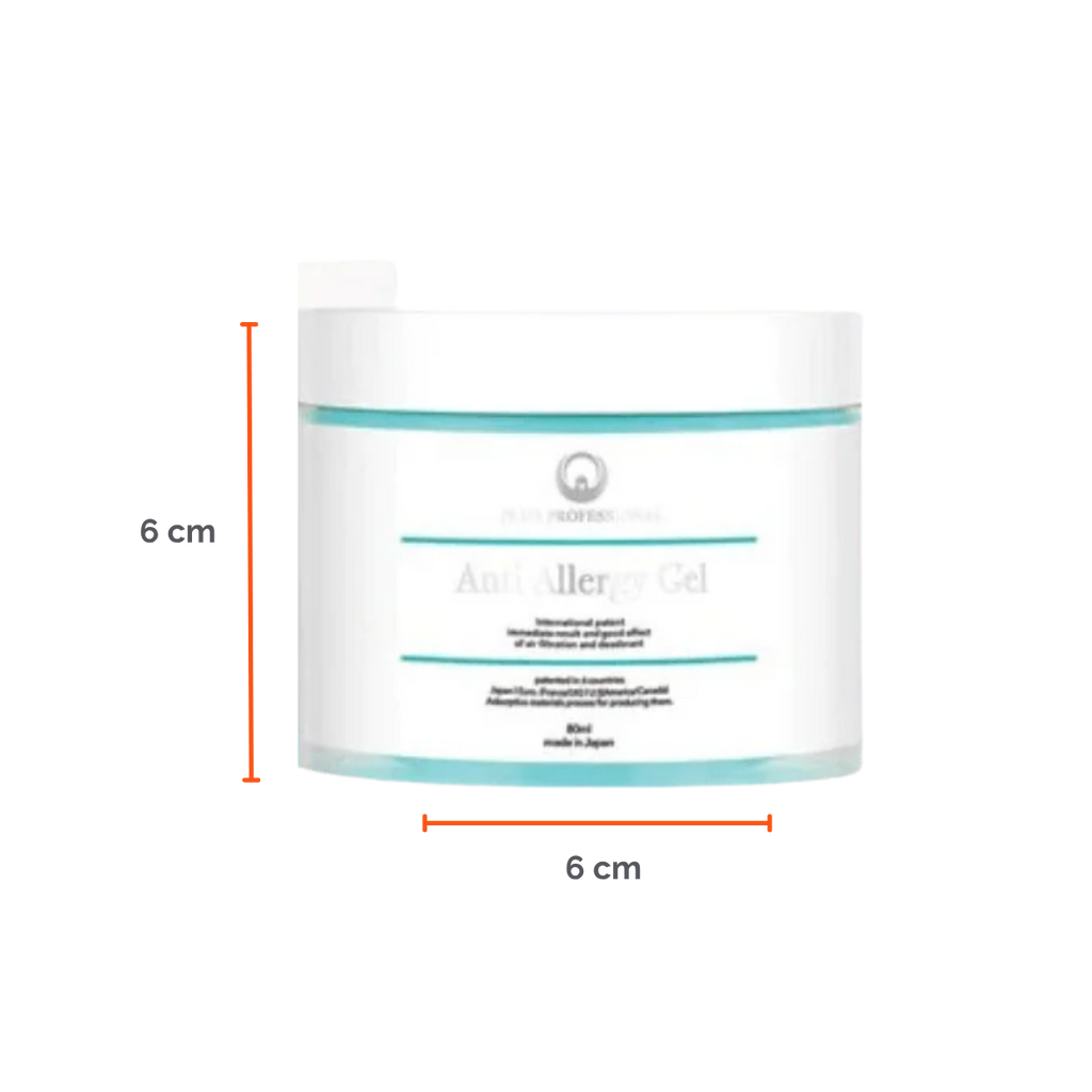 DLUX Anti Allergy Gel - Gel neutralizador de sustancias nocivas y eliminador de olores. Absorbe formaldehído y otros compuestos volátiles, mejorando la calidad del aire en salones de belleza y espacios cerrados