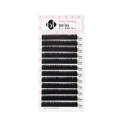 Extensiones de Pestañas Profesionales de Auto-Floración (Doll Like)  BL Lashes®