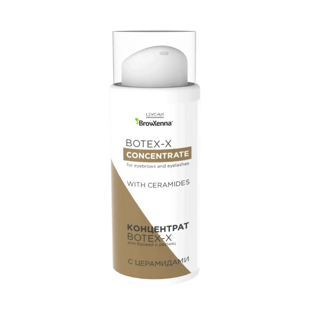 BOTEX‑X BrowXenna® 10 ml, concentrado reparador profesional para cejas y pestañas con ceramidas, ácido hialurónico y aloe vera, fortalecimiento y restauración capilar de alta gama.