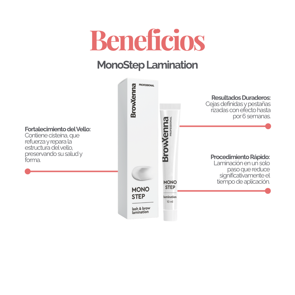 Mono Step BrowXenna® Laminación Express para Cejas & Pestañas
solución express todo‑en‑uno para laminación profesional de cejas y pestañas, que define forma, ofrece volumen y restaura en un solo paso.