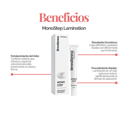Mono Step BrowXenna® Laminación Express para Cejas & Pestañas
solución express todo‑en‑uno para laminación profesional de cejas y pestañas, que define forma, ofrece volumen y restaura en un solo paso.