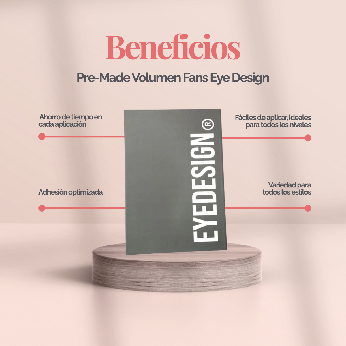 Extensiones Pre-made Volumen Fans Blister Eye Design