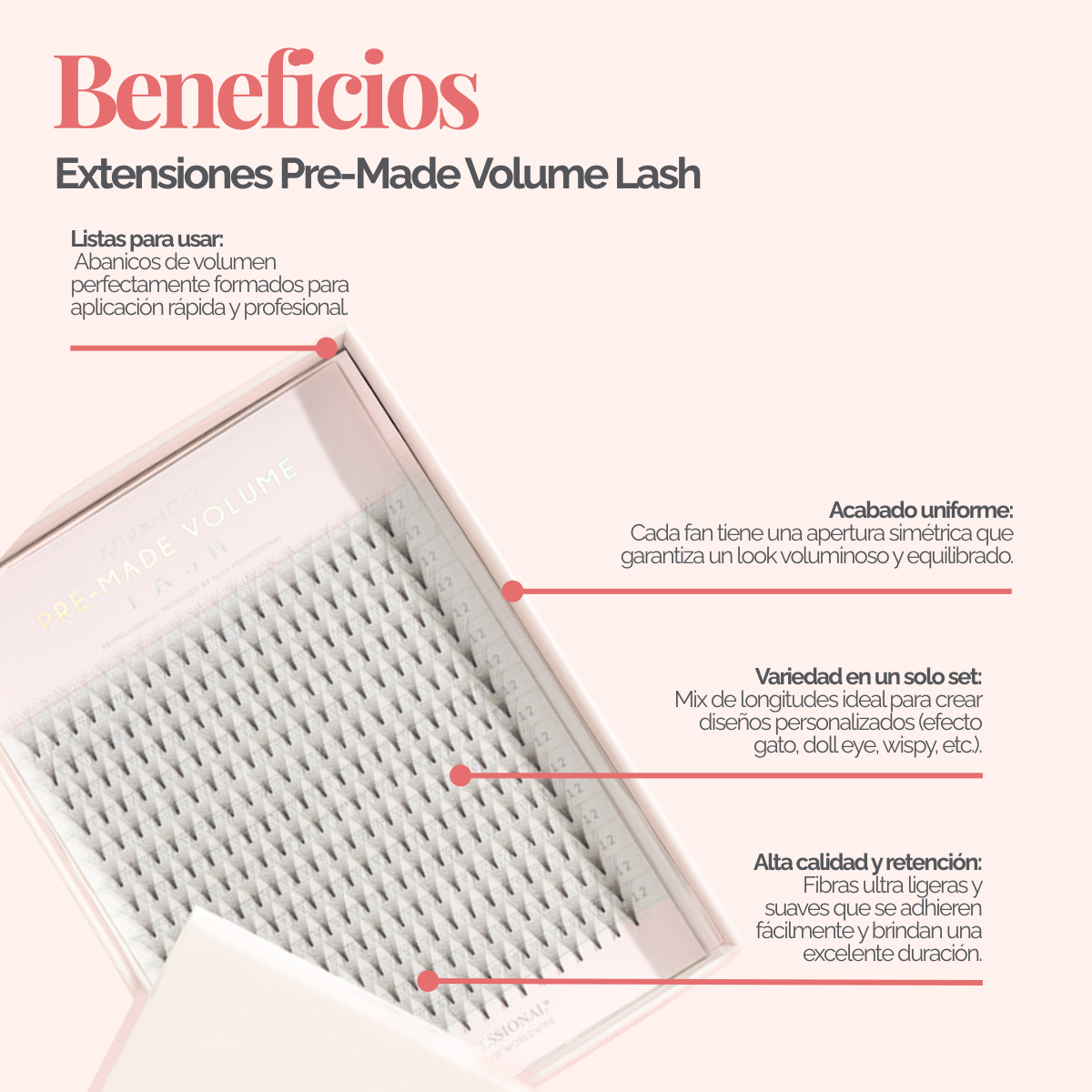 Extensiones Pre-Made Volume Lash