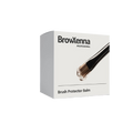 Envase de piel BrowXenna Brush Protector Balm de 17 g, bálsamo sólido profesional para proteger, suavizar y preservar la forma de pinceles después del lavado.