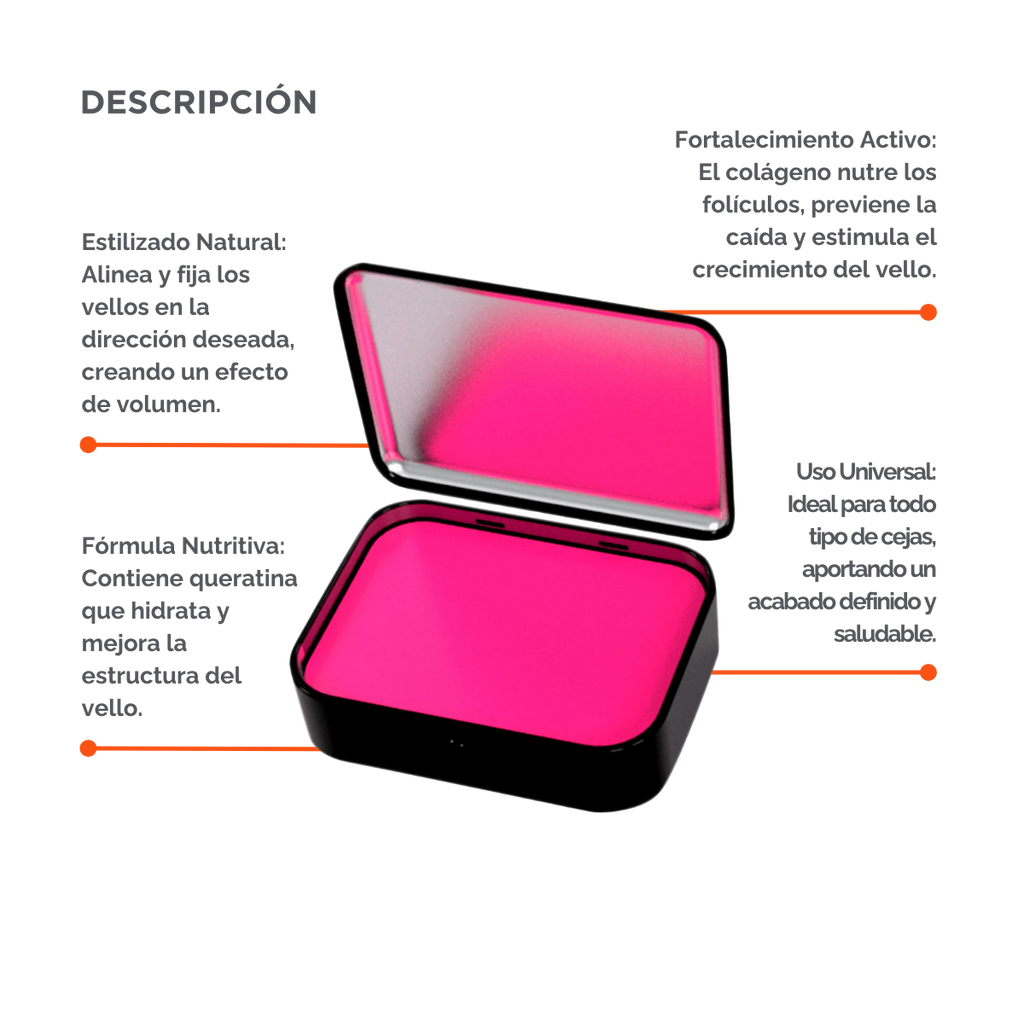 Brow Styling Soap BrowXenna® –  (25 g) Jabón moldeador enriquecido con keratina y colágeno que proporciona volumen natural y fijación profesional para cejas impecables.