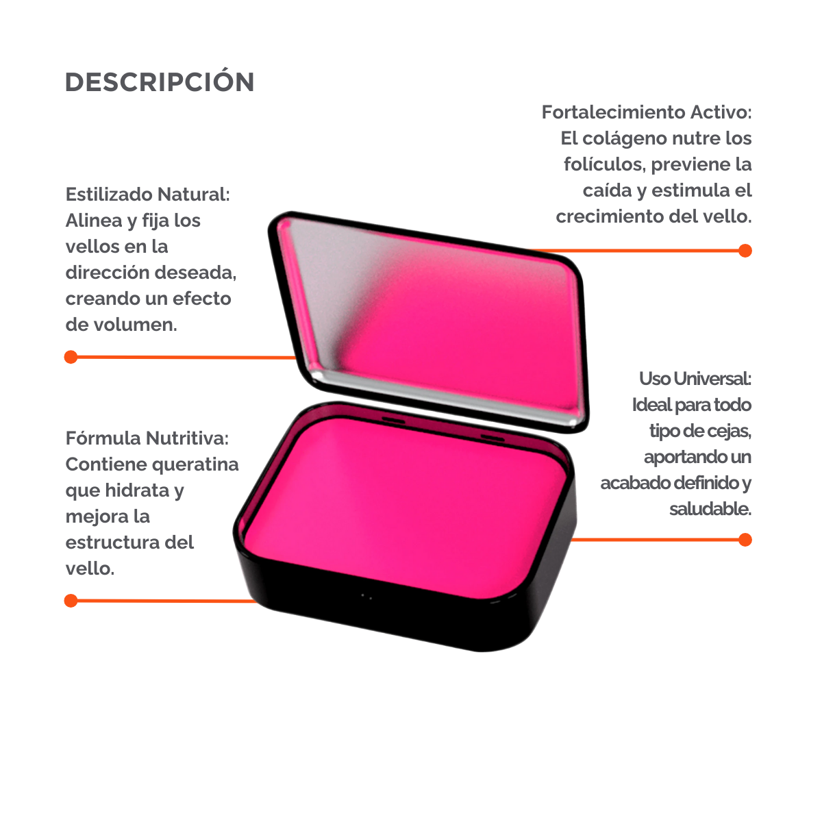Brow Styling Soap BrowXenna® –  (25 g) Jabón moldeador enriquecido con keratina y colágeno que proporciona volumen natural y fijación profesional para cejas impecables.