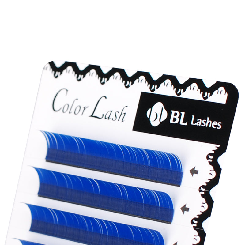 Extensiones de Pestañas Color Mink - Azul y Verdes (4 líneas) - BL Lashes