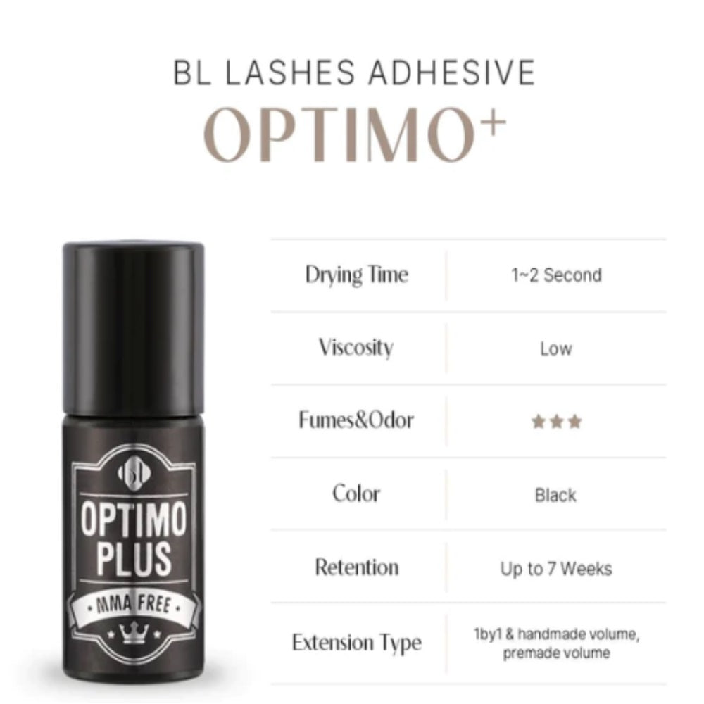 Optimo Plus Adhesive | Adhesivo Profesional para Extensiones de Pestañas