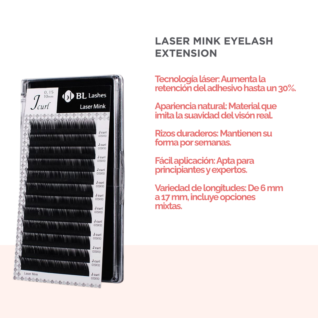 Extensión de Pestañas Curvatura D BL Lashes®