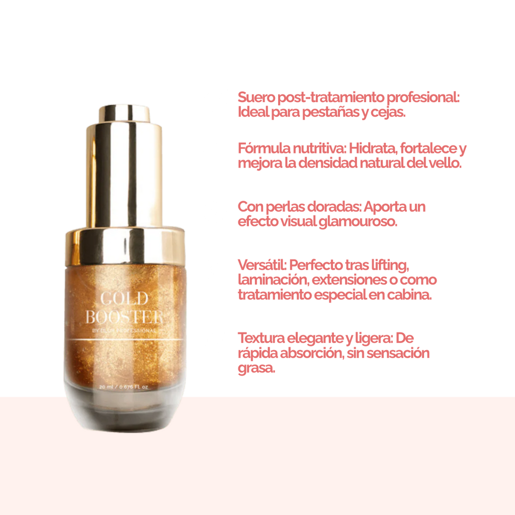 Suero para pestañas y cejas Gold Booster