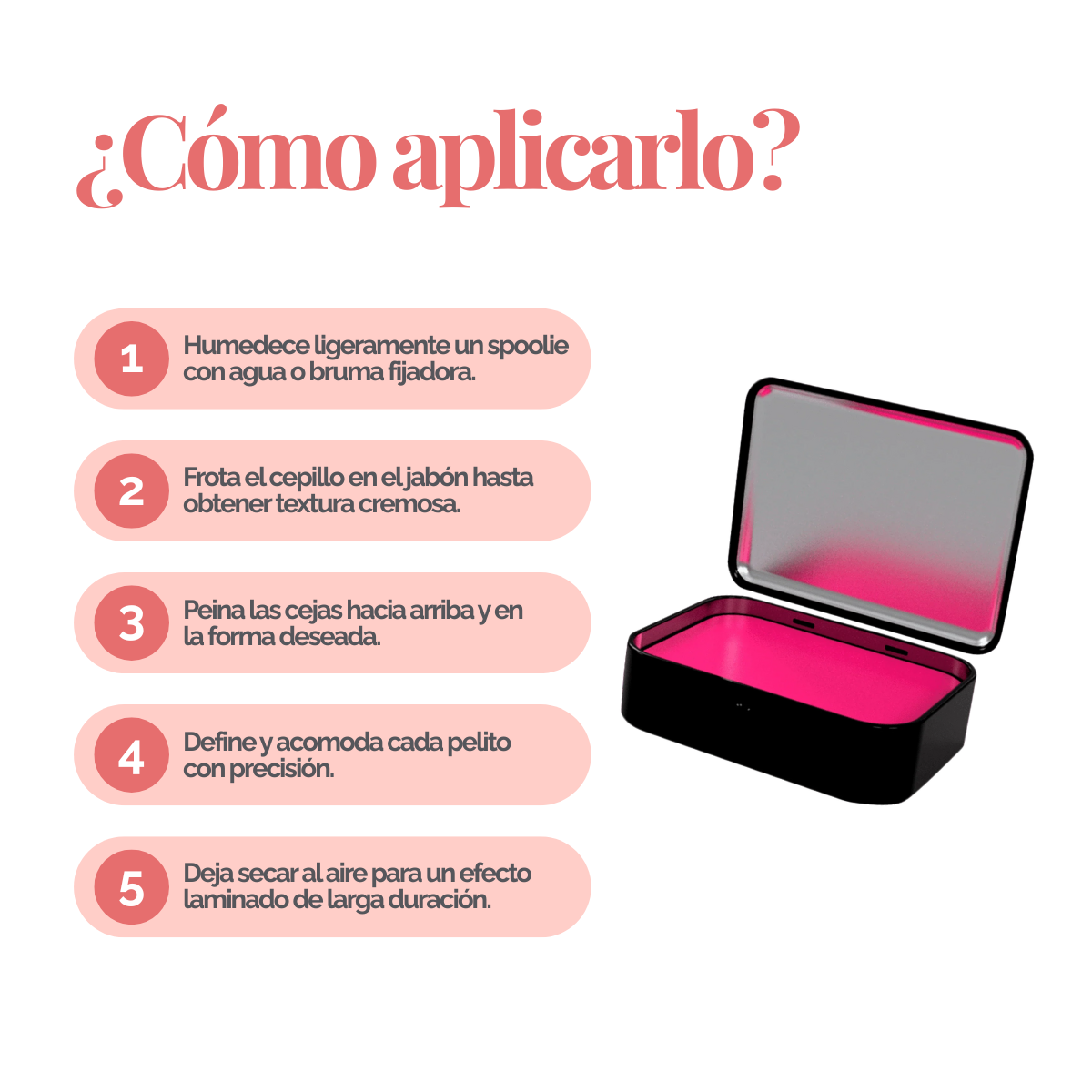 Brow Styling Soap BrowXenna® –  (25 g) Jabón moldeador enriquecido con keratina y colágeno que proporciona volumen natural y fijación profesional para cejas impecables.