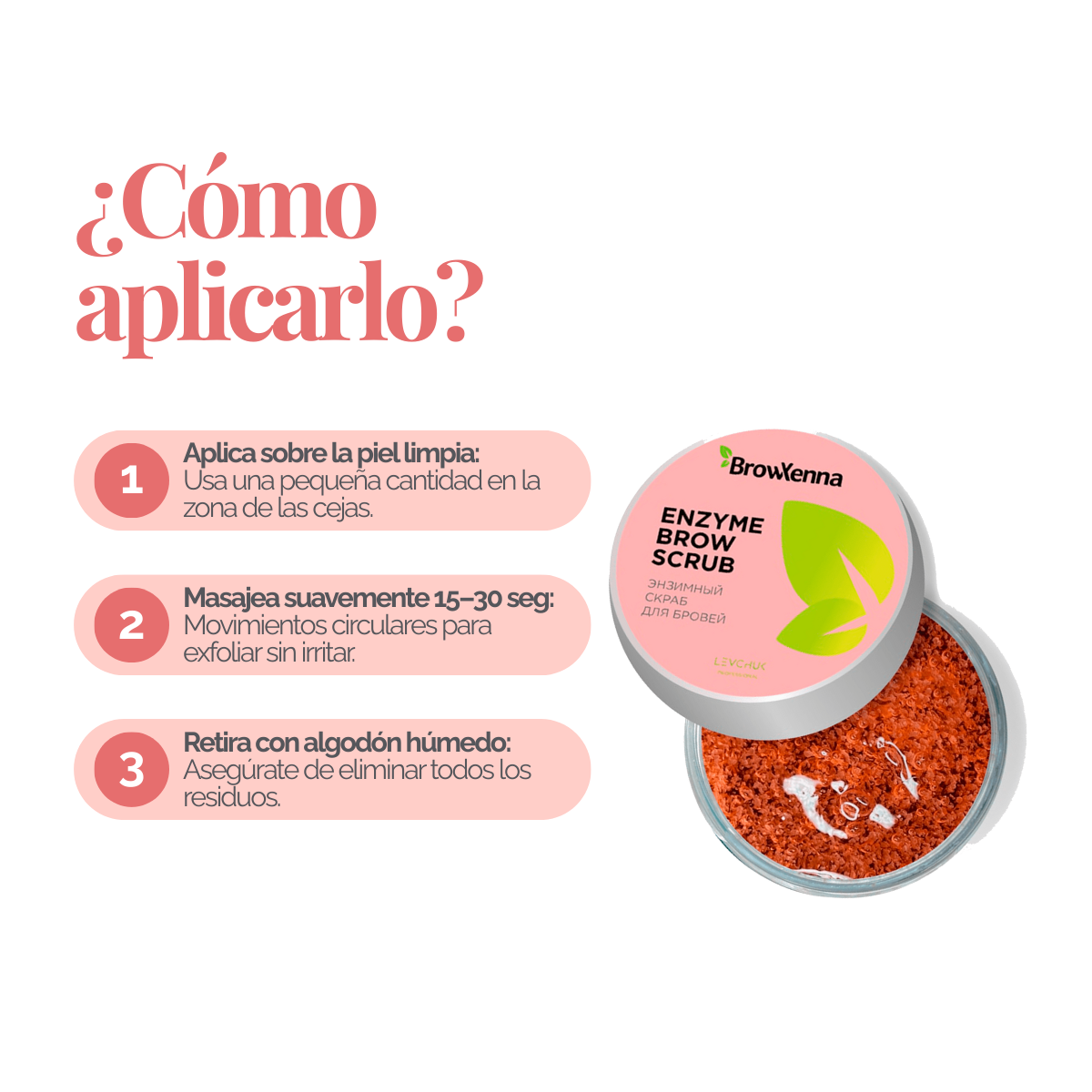 Exfoliante Profesional para Cejas (50 g)