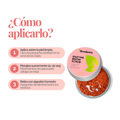 Exfoliante Profesional para Cejas (50 g)