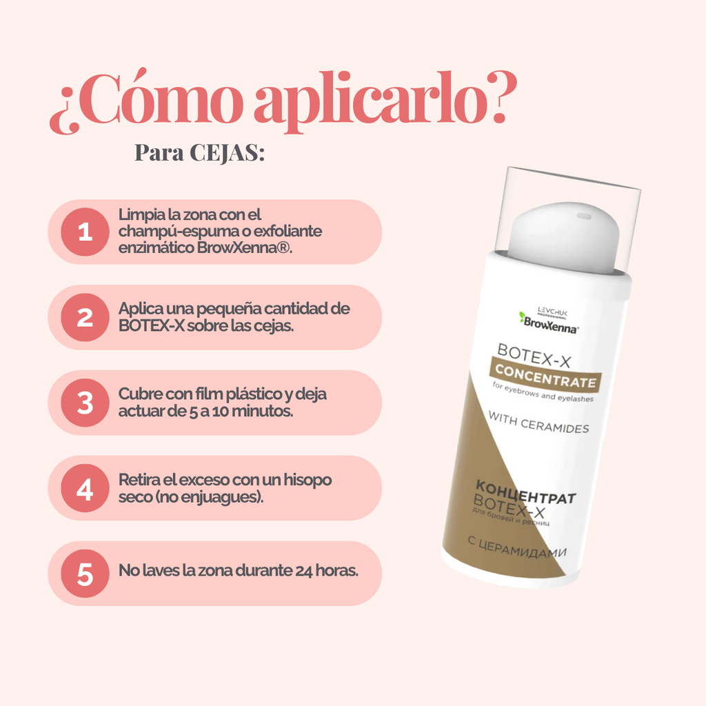 BOTEX‑X – Concentrado Reparador Profesional para Cejas y Pestañas