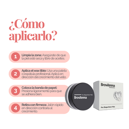 pro shape brow wax_cera para moldeo de cejas