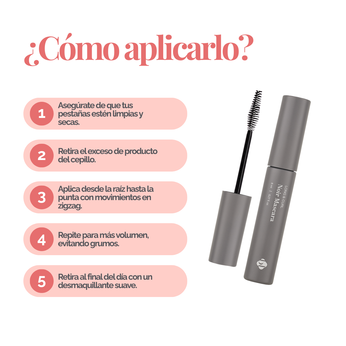 Noir Mascara BL, Máscara Profesional para Extensiones de Pestañas