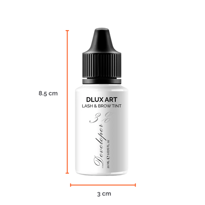DLUX Tinte Developer 3%, Activador de tinte para cejas y pestañas