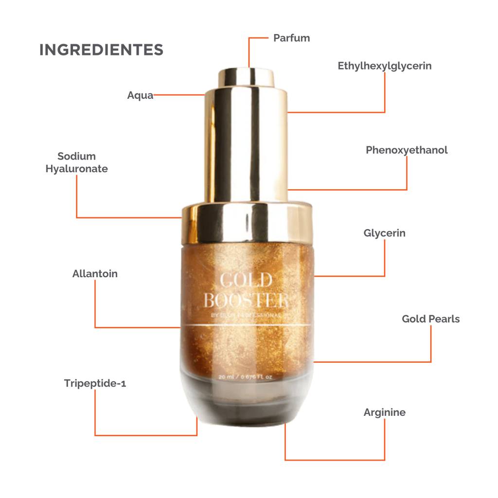 Suero para pestañas y cejas Gold Booster