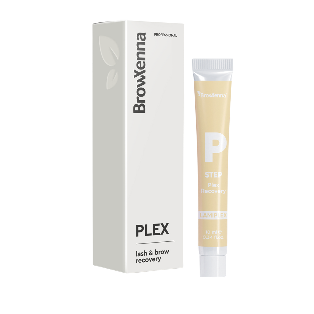 BrowXenna Plex Bond Recovery – suero regenerador profesional que restaura enlaces capilares y protege el vello durante y después de tratamientos químicos para cejas y pestañas.