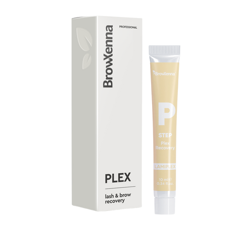 BrowXenna Plex Bond Recovery – suero regenerador profesional que restaura enlaces capilares y protege el vello durante y después de tratamientos químicos para cejas y pestañas.