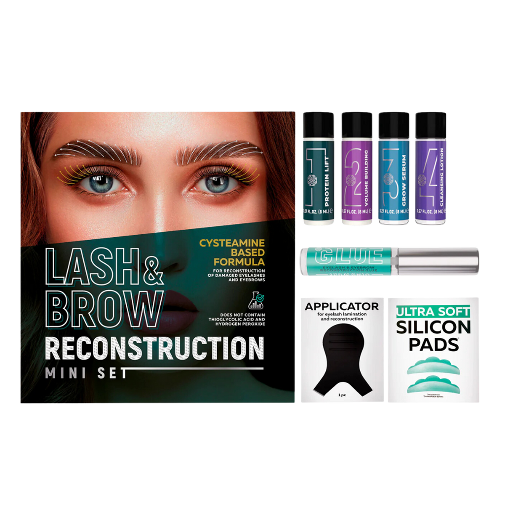 Kit de Reconstrucción de Pestañas y Cejas para nutrición y fortalecimiento intensivo