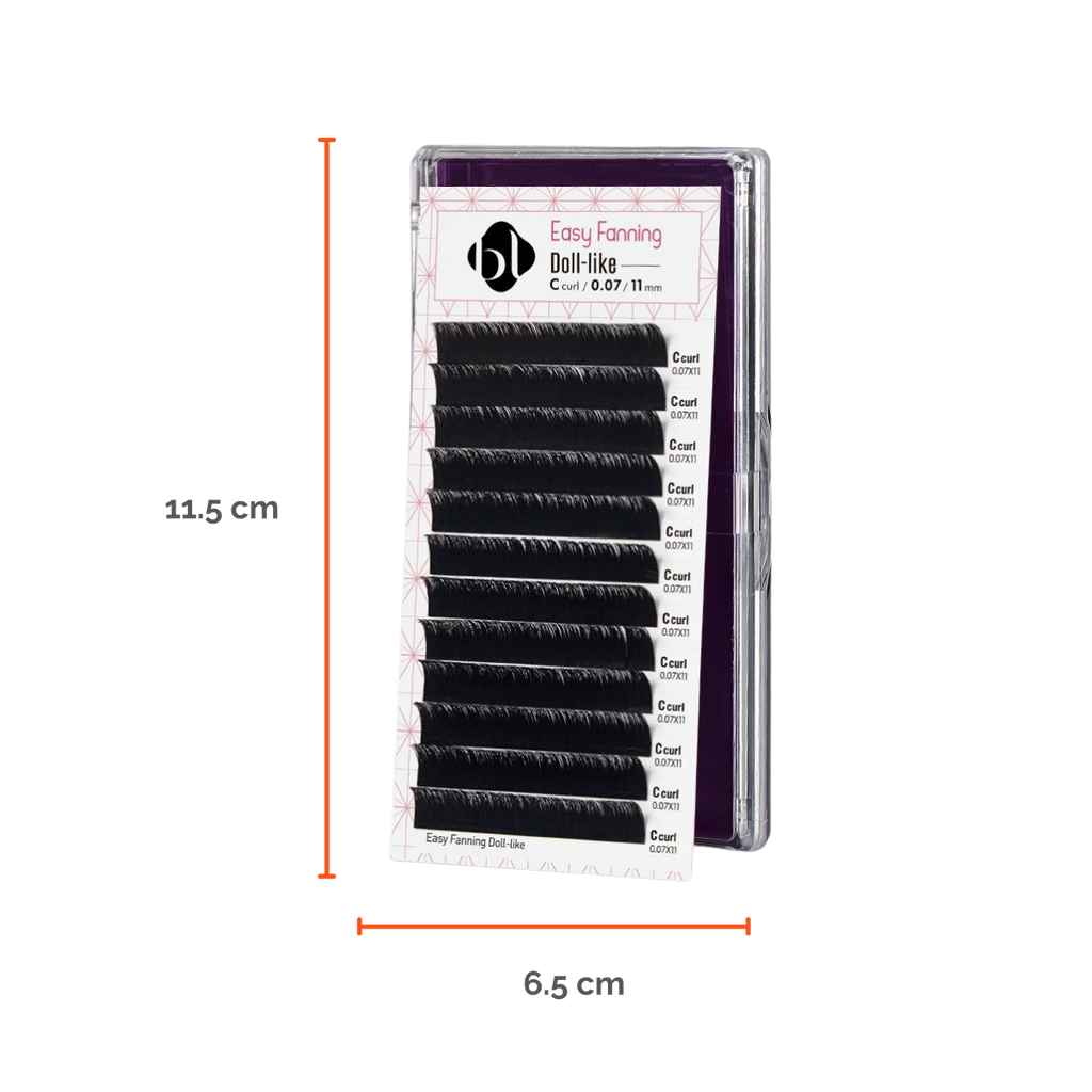 Extensiones de Pestañas Profesionales de Auto-Floración (Doll Like)  BL Lashes®
