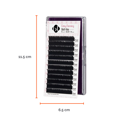 Extensiones de Pestañas Profesionales de Auto-Floración (Doll Like)  BL Lashes®
