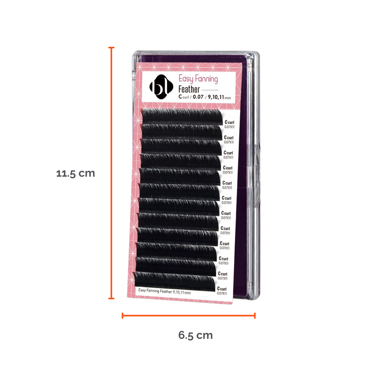 Extensiones de Pestañas Profesionales de Auto-Floración (Feather), BL Lashes®