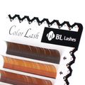 Extensiones de Pestañas Color Mezcla de Marrones (4 Líneas)