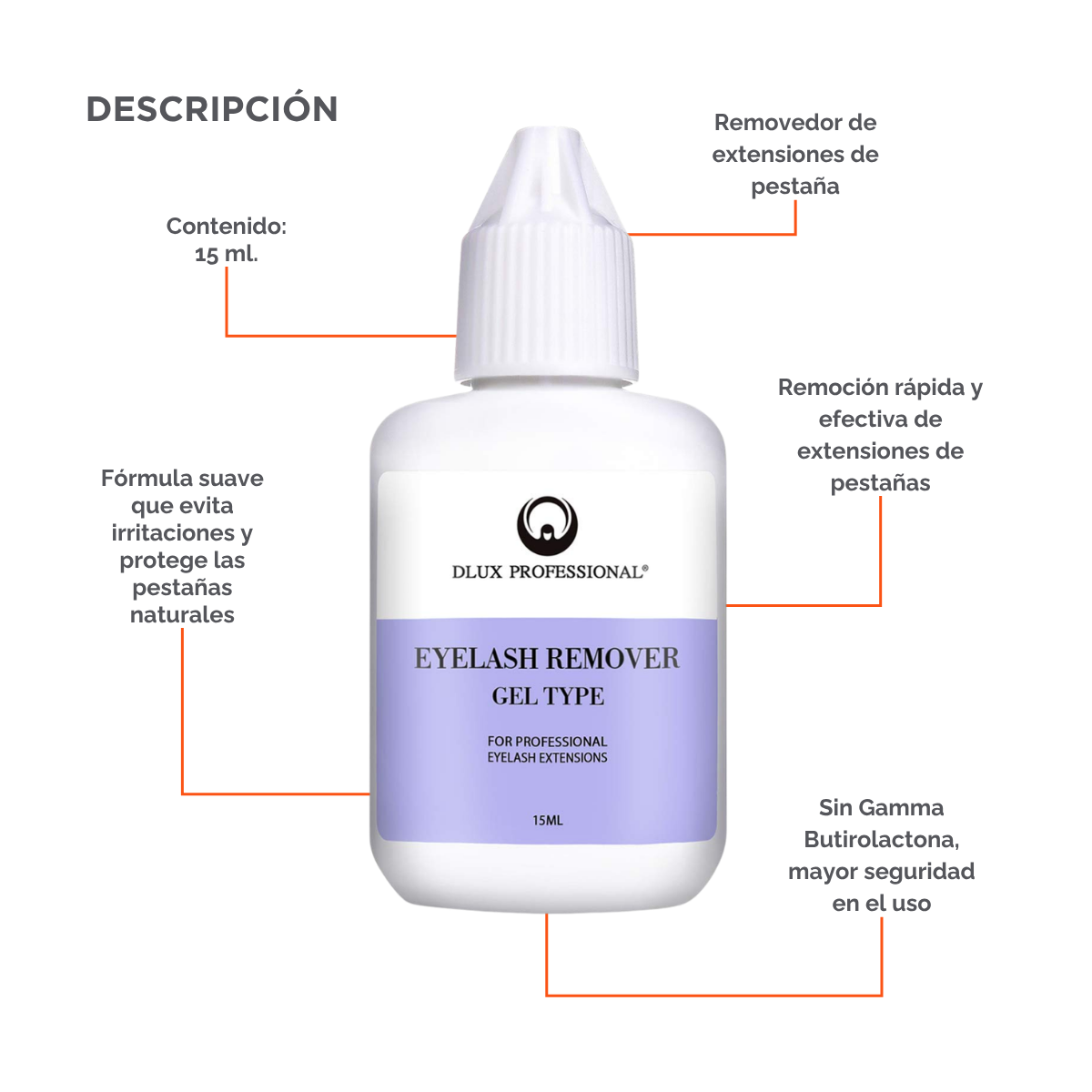 Gel Remover Dlux Professional