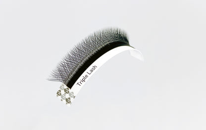 Extensión de pestaña Triple Lash- Volumen Tecnológico Curvatura C