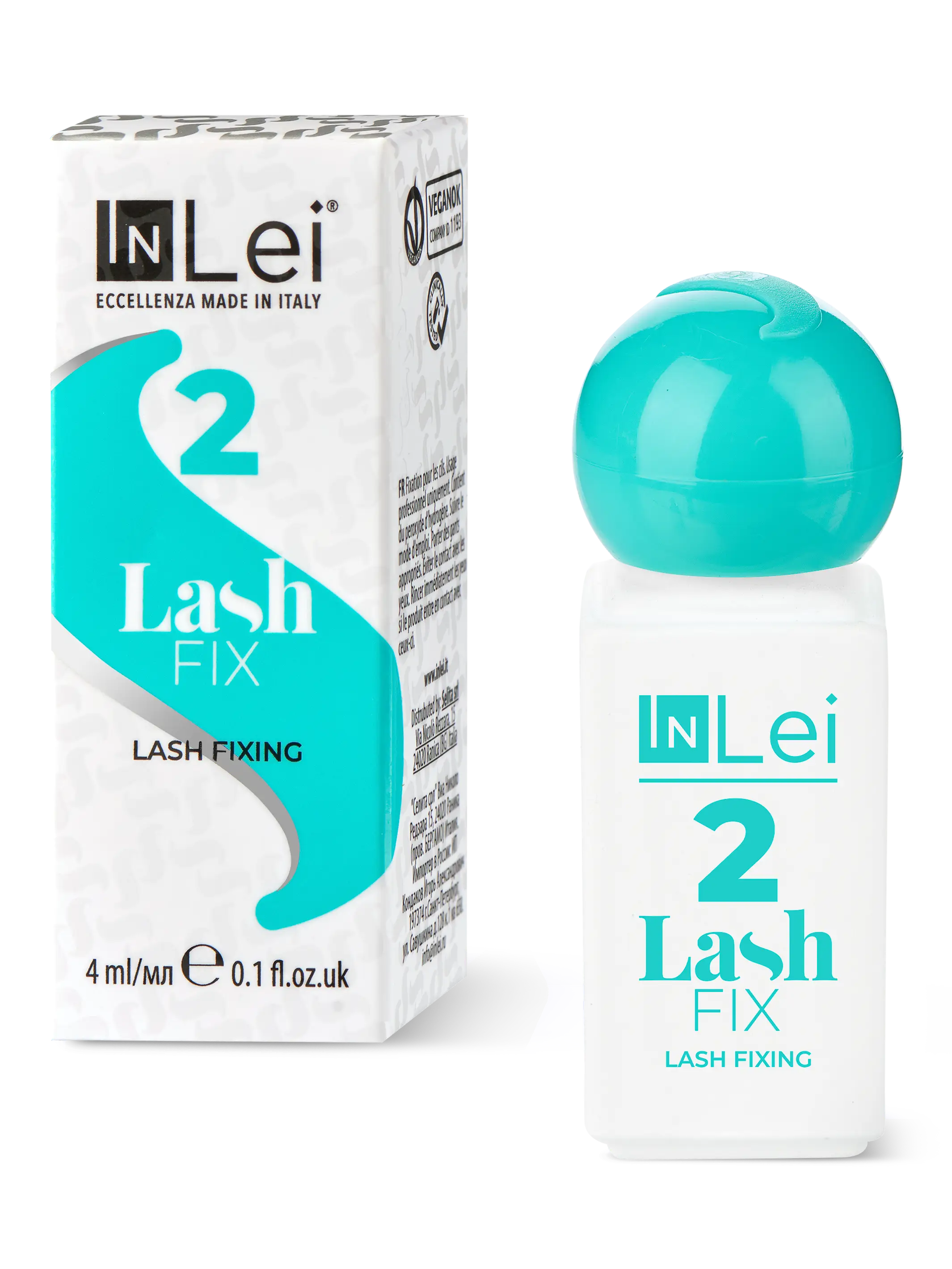 Descubre InLei® Lash Fix 2, el fijador profesional para laminado de pestañas que estabiliza la curvatura con una fórmula vegana certificada, proporcionando resultados duraderos y pestañas saludables en servicios de belleza de alta gama.