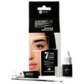 Kit de Tinte de Cejas y Pestañas BRONSUN Negro: coloración intensa y duradera con efecto henna para resultados profesionales en casa. Ideal para realzar la mirada con tonos personalizados y vibrantes que permanecen en la piel y el vello, con una fórmula suave y fortificante que evita la irritación.
