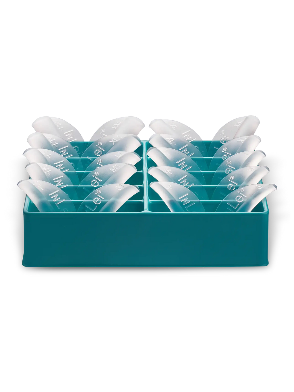 los InLei® Eye Lash Shields, bigodini de silicona de alta calidad diseñados para tratamientos profesionales de lifting de pestañas. Su diseño anatómico y material hipoalergénico garantizan comodidad y resultados óptimos.