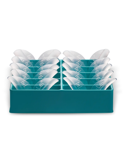 los InLei® Eye Lash Shields, bigodini de silicona de alta calidad diseñados para tratamientos profesionales de lifting de pestañas. Su diseño anatómico y material hipoalergénico garantizan comodidad y resultados óptimos.