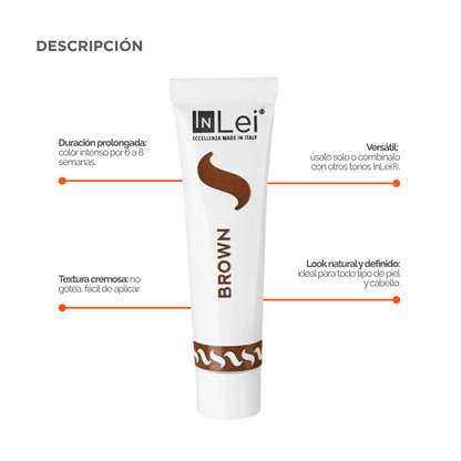 InLei® Tinte para Pestañas y Cejas con Aceite de Argán