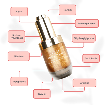 Suero para pesañas y cejas Gold Booster