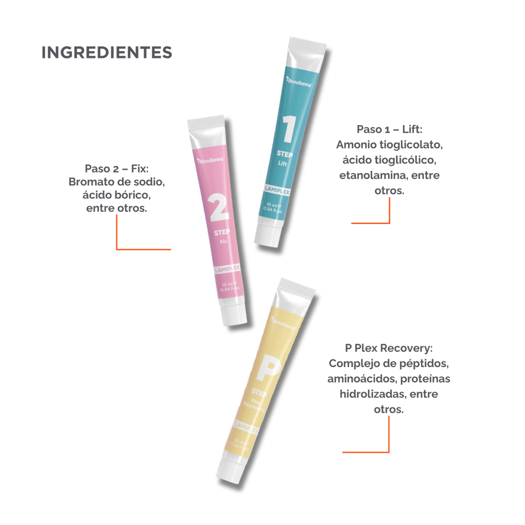LAMIPLEX BrowXenna® laminación express profesional para cejas y pestañas que define forma, aporta volumen y restaura en un solo tratamiento.