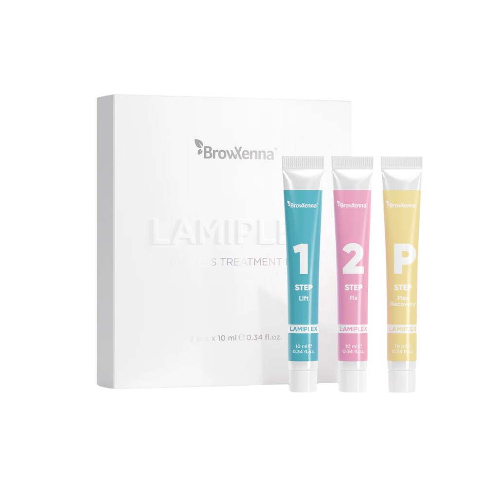 LAMIPLEX BrowXenna® laminación express profesional para cejas y pestañas que define forma, aporta volumen y restaura en un solo tratamiento.